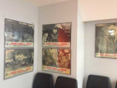Manifestoteca, attualmenete in allestimento con manifesti originali di film di fantascienza,degli anni Cinquanta 